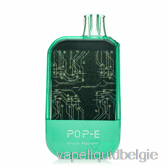 Vape België Pop-e 10000 Wegwerp Groene Machine